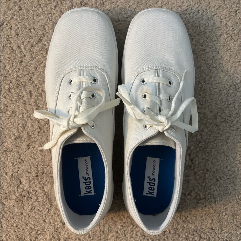 Keds Classic White Canvas Sneakers